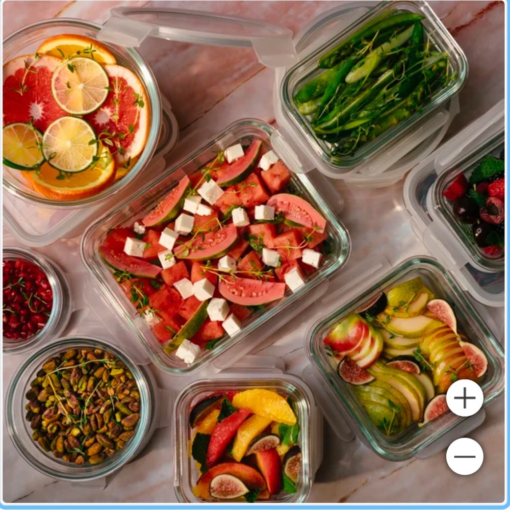 Glasslock Food Storage Set, 26-piece - Picture 2 of 8